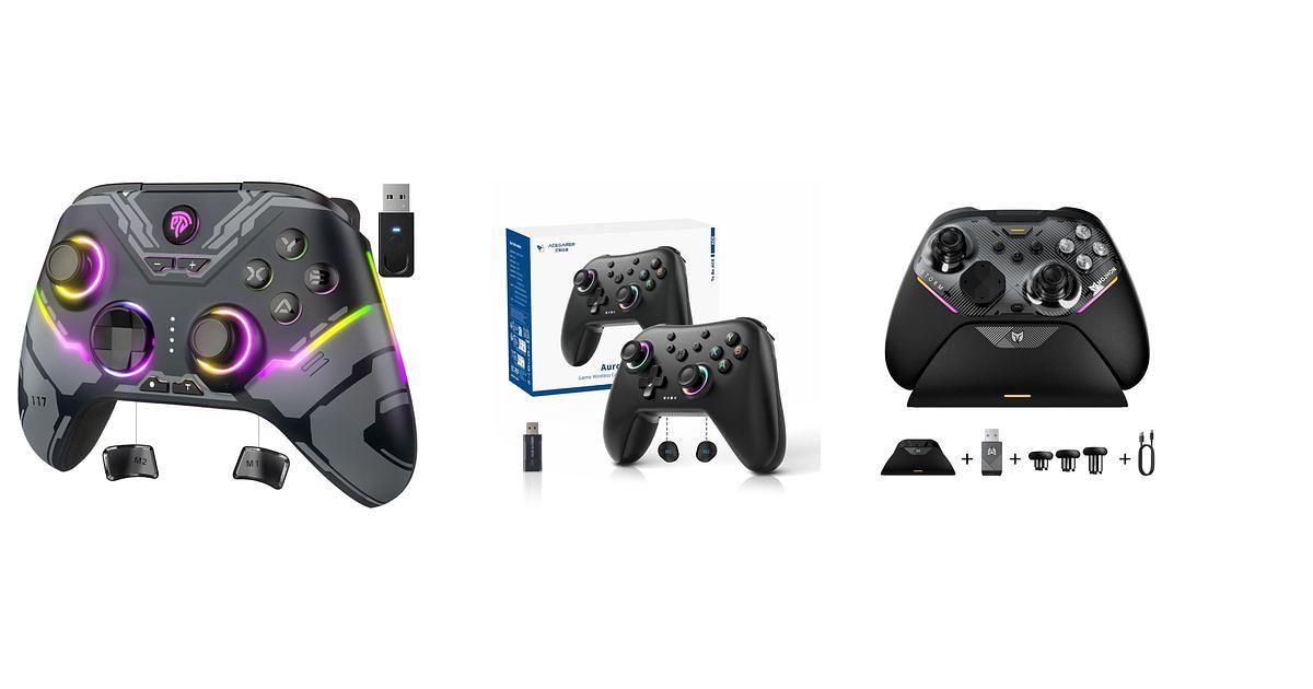 PC and Console Gamers: Wireless Controllers With Drift-Resistant Sticks