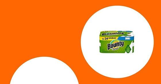ounty Select-A-Size Paper Towels, White, 6 Mega Rolls = 24 Regular Rolls, 984 sheets, 443 sqft