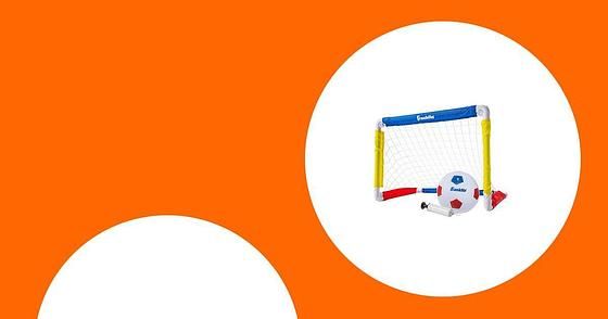 $9.31* | Franklin Sports MLS Pro Vent Soccer Ball w/ Air Pump (Size 3, Red) at Amazon