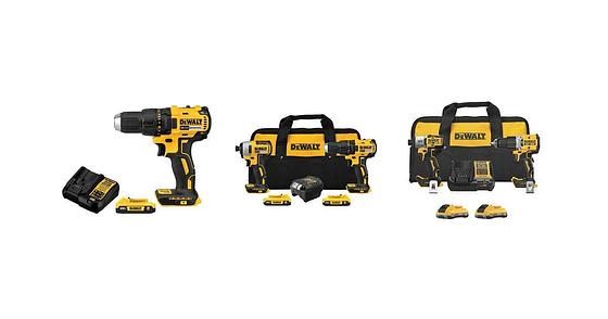 DeWalt ATOMIC 20V MAX Cordless Ultra-Compact 5/8 in. Hammer Drill and 20V MAX Premium Lithium-Ion 5.0Ah Battery $219