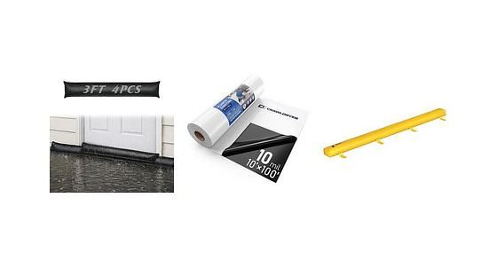 6 Pack VEVOR Flood Barrier, 2.7 x 1.4 ft Activated by Water $23.31 + Free S&H w/ Prime or $35+