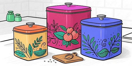 Discover 4 Stylish Kitchen Storage Containers for a Sleek Look