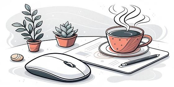 作業効率アップ！ワイヤレスマウス