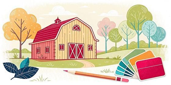 How 14 Barn Living Clipart Enhances Rustic-Themed Stickers for Educators