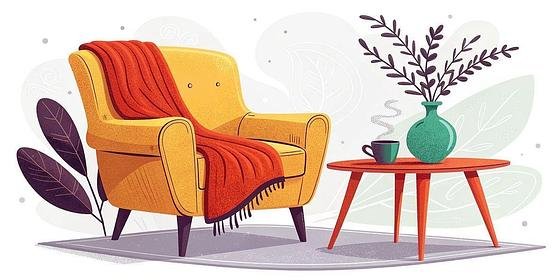 Create a Warm and Inviting Living Room with These Household Supplies