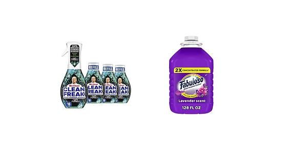 [Prime] 2-Pack 32-Oz Amazon Basics All Purpose Cleaner Lemon $4.86, Lavender $5.24 w/ S&S + Free Shipping