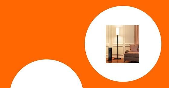 Luckystyle Dimmable LED Floor Lamp w/ Remote Control, Adjustable Gooseneck & Timer $24.99 + Free Shipping w/ Prime