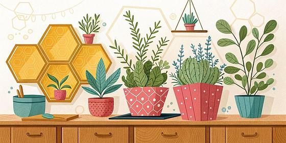  "3 Must-Have Hexagon Plant Wall Ideas for a Chic Kitchen Garden