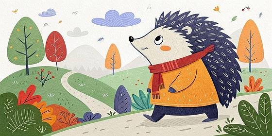 はりねずみのハルとふしぎなみち (あにまる書房) 