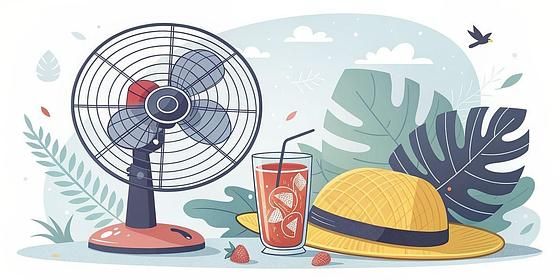 夏に最適！タワー冷風機で涼しく