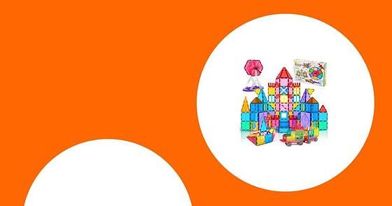 [Prime] 154-Piece VNLINA Magnetic Construction Building Blocks Set (City Building) $14.04 + Free Shipping