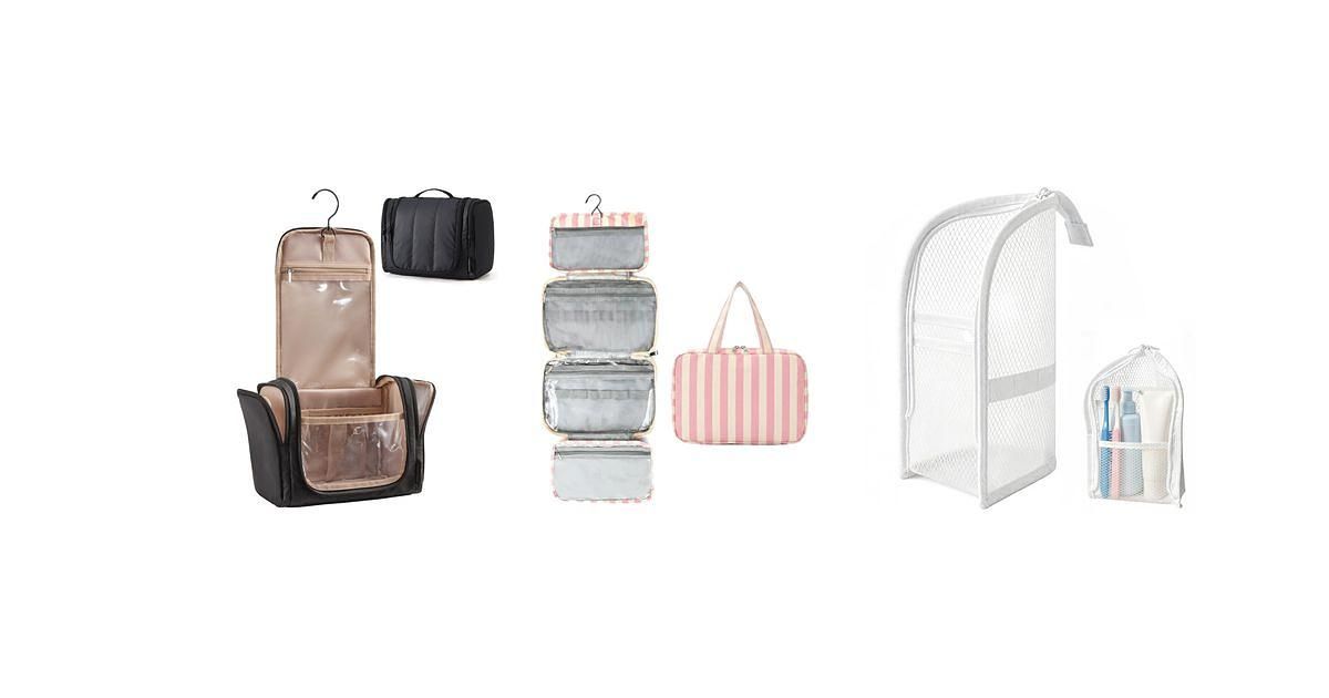 Organise Toiletries on the Go: Hanging Wash Bags for Weekend Travel