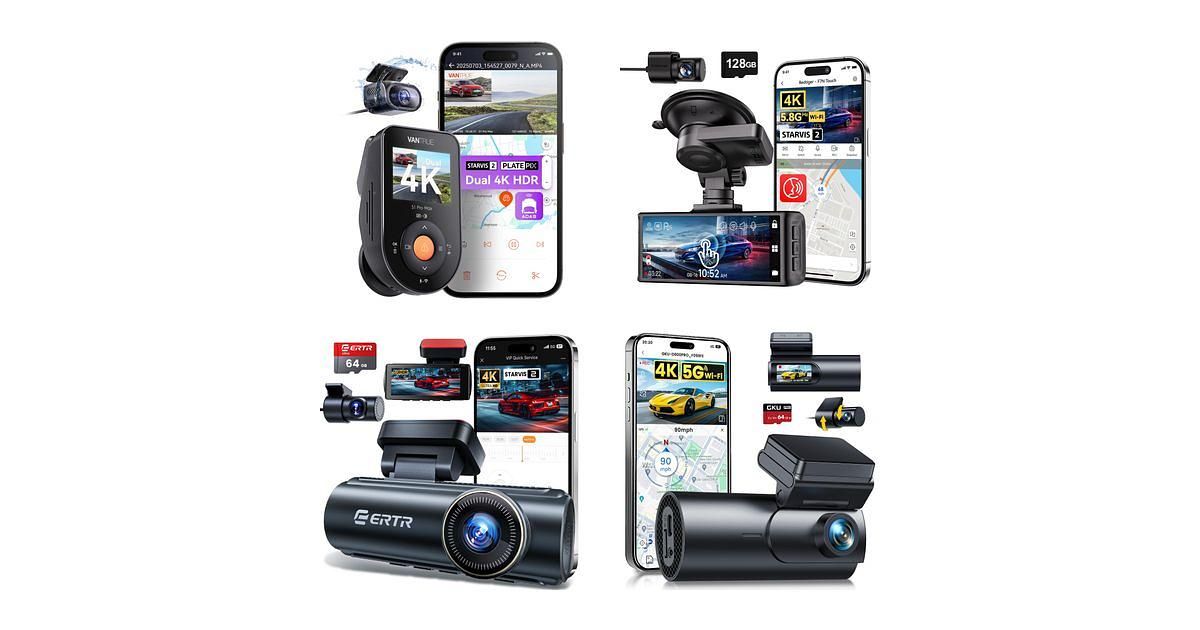 Best Front and Rear Dash Cams with Parking Mode for UK Drivers
