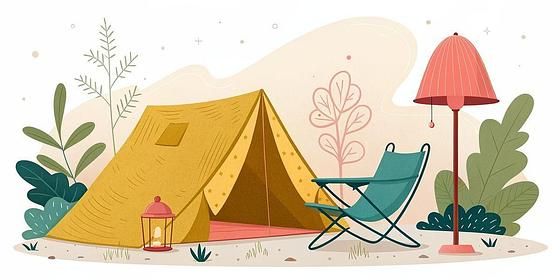 休日をもっと楽しくする！シェードライト、テント