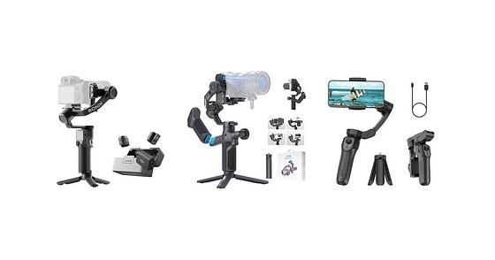 Hohem iSteady MT3 Pro Phone & Camera Gimbal Stabilizer w/ AI Tracking, Detachable Remote for Cameras up to 5.5lbs $336.99