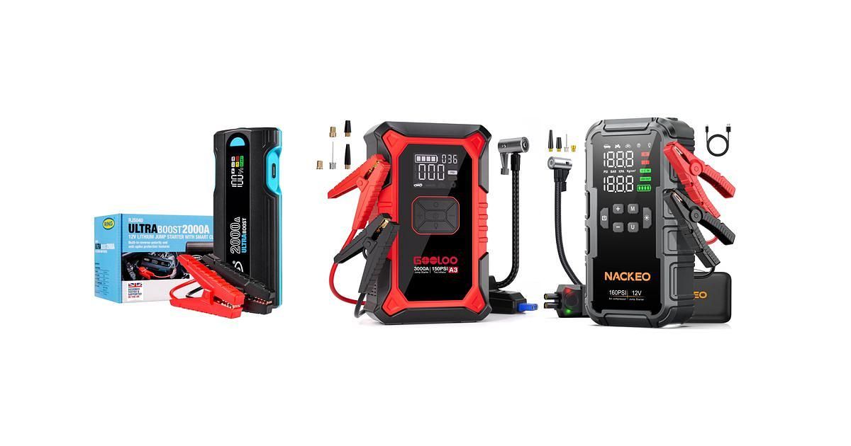 6 Portable Jump Starters for Dead Batteries and Roadside Emergencies