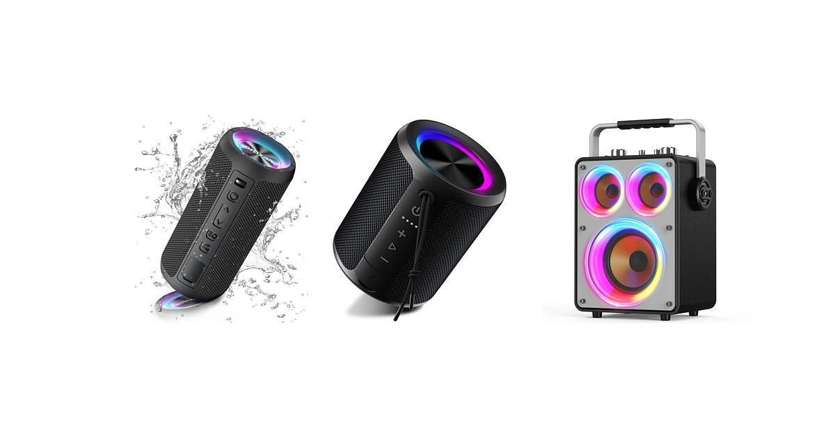 Portable Bluetooth Speakers for Backyard Parties and Campsites