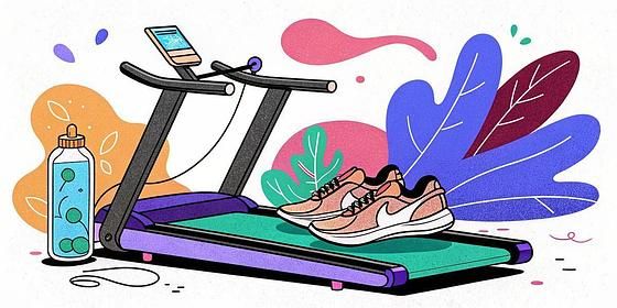 ウォーキングマシンでフィットネスライフ