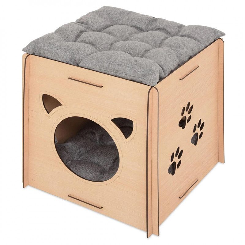 Ξύλινο σπιτάκι Cube