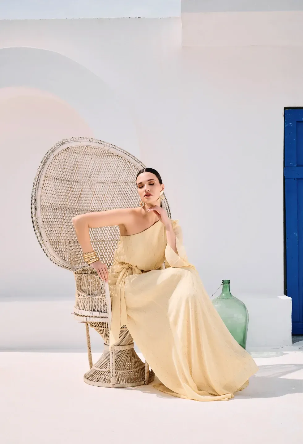 Maxi one shoulder &phi;ό&rho;&epsilon;&mu;&alpha; &mu;&epsilon; &zeta;ώ&nu;&eta;