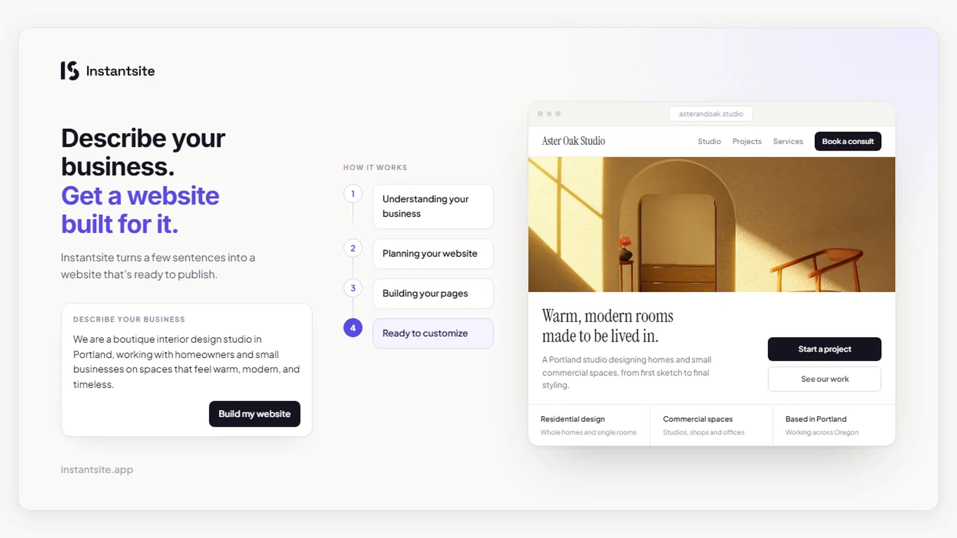 Instantsite