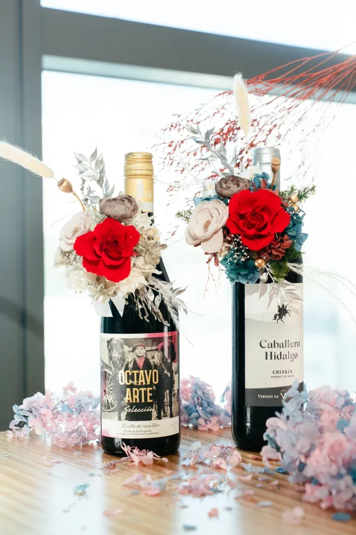 聖誕限定｜保鮮花酒瓶花禮