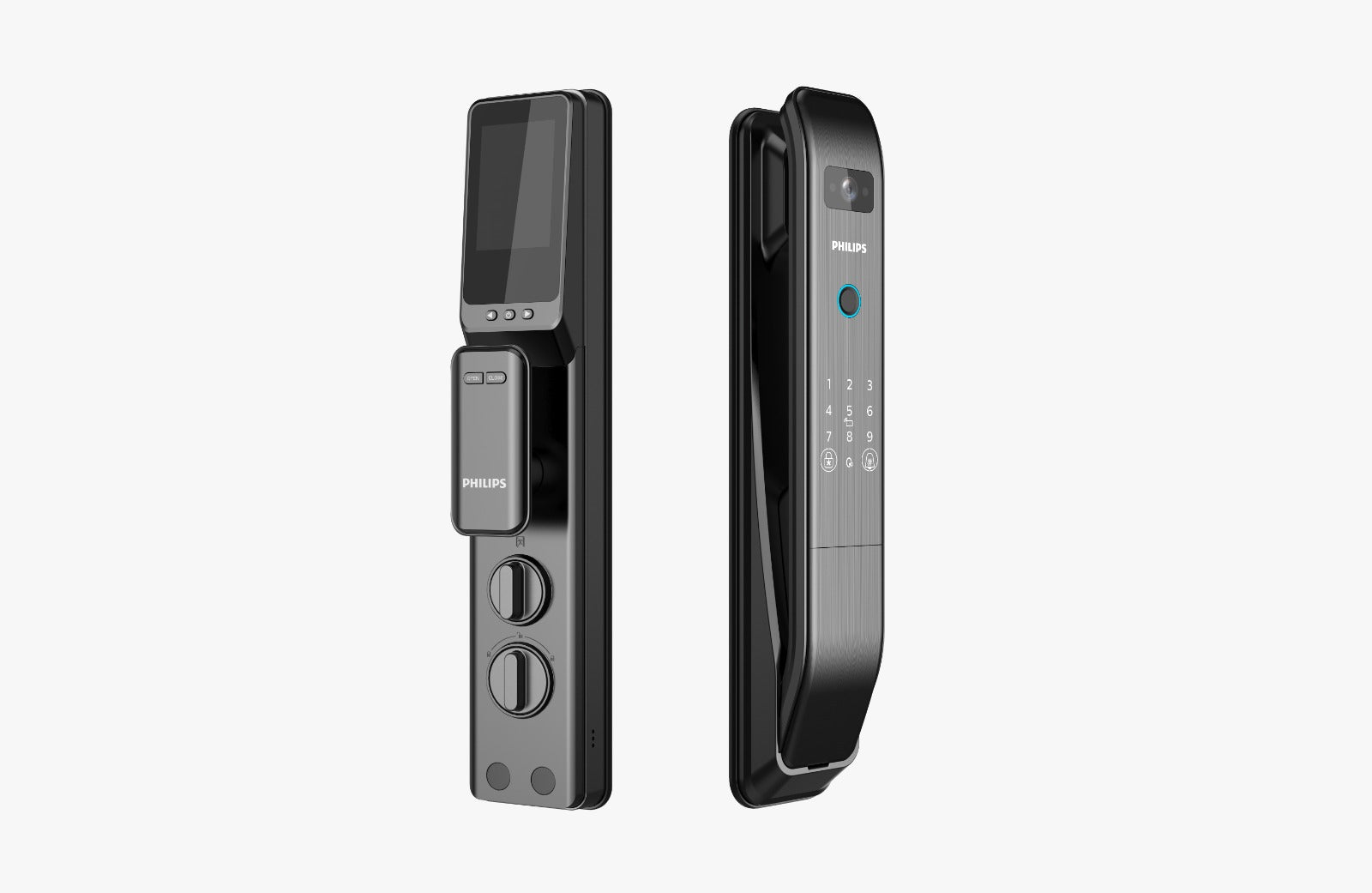 PHILIPS DDL303‑VP 電子眼智能門鎖（紅古銅／曜石黑）