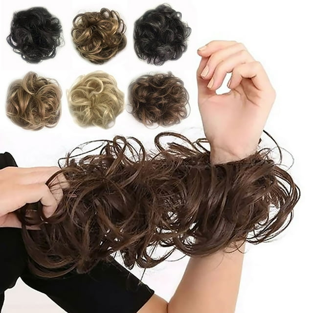 Jiaroswwei Women Hair Bun Extension