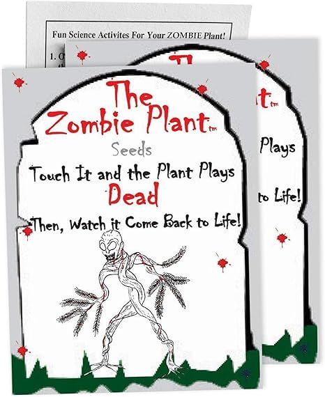 Zombie Plant Seed Packets (2-Pack)