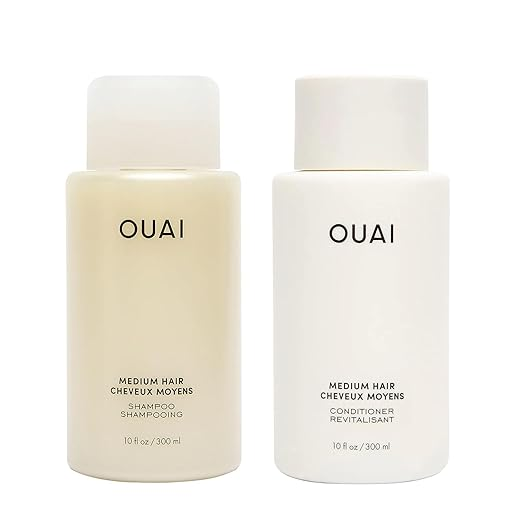 OUAI Medium Hair Shampoo and Conditioner Set