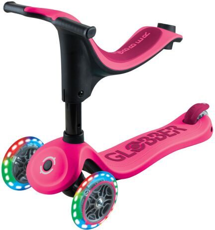 Globber Go.Up Sporty Lights (Fuchsia)