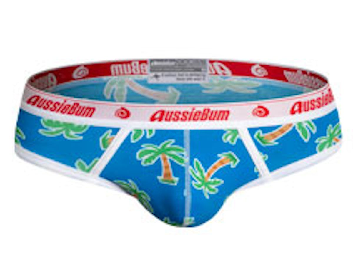 Party Hard Palmtree Pattern Brief