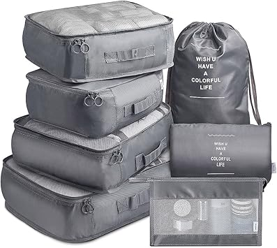 VAGREEZ Packing Cubes (7-Piece)
